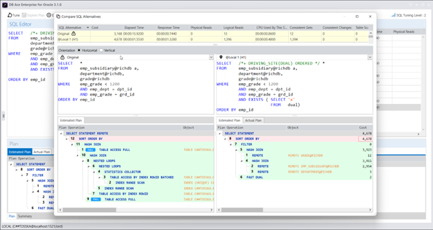 如何对具有 DB Link 的 Oracle SQL 进行调整 II ？ – 珠海图思科软件有限公司